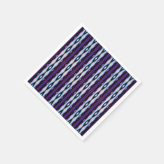 Serviette En Papier Motif violet unique (Coin)