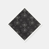 Serviette En Papier Motif Web Halloween Spider | Serviette de table (Coin)