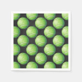 Serviette En Papier Motifs de balle de tennis (Devant)