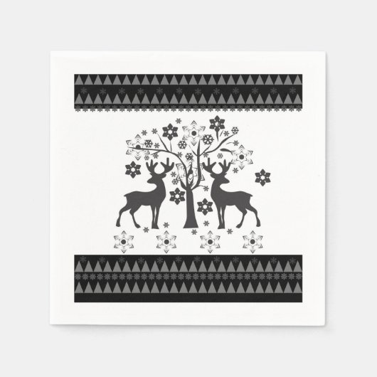 Serviette En Papier Motifs de Noël (Devant)