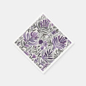 Serviette En Papier Motifs Plante de l'aquarelle rustique (Coin)