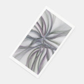 Serviette En Papier Motions Filigree Moderne Abstrait pivotant Fractal (Coin)