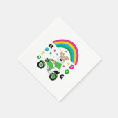 Serviette En Papier Moto Dog (Coin)