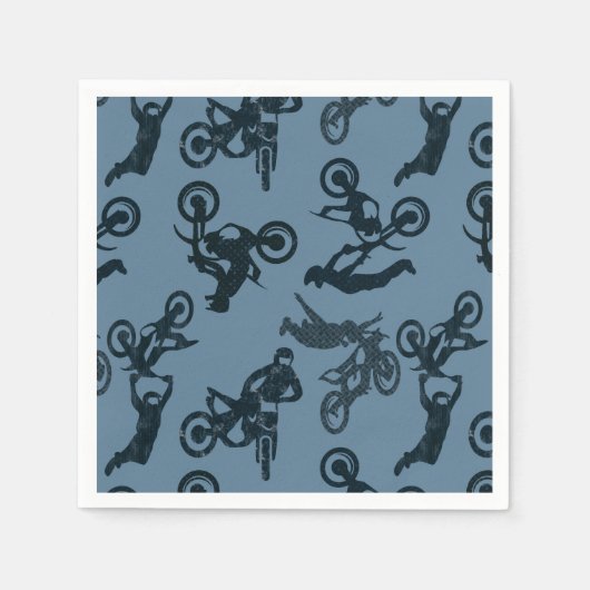 Serviette En Papier Motocross (Devant)