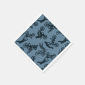 Serviette En Papier Motocross (Coin)