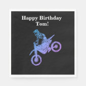 Serviette En Papier Motocross (Devant)