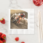 Serviette En Papier Motocross Rider (En situation)