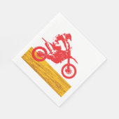 Serviette En Papier Motocross Rider (Coin)