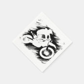 Serviette En Papier Motocross Sport Concurrentiel Motorcycle Course (Coin)
