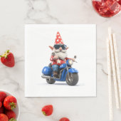 Serviette En Papier Motocyclette américaine Gnome (En situation)