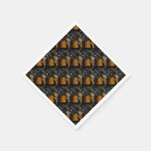 Serviette En Papier Motocyclette Motard (Coin)