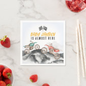 Serviette En Papier Motor Dirt Bike Baby Shower Table Decor (En situation)