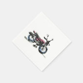 Serviette En Papier Motorcycle (Coin)