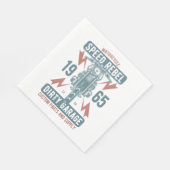 Serviette En Papier Motorcycle Speed Rebel 1965 (Coin)