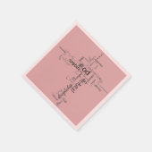 Serviette En Papier Mots chrétiens (Coin)