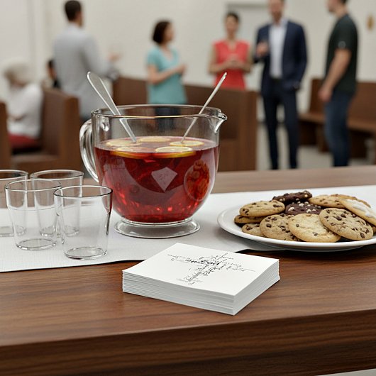 Serviette En Papier mots chrétiens croisés