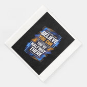 Serviette En Papier Mots motivants (Coin)