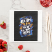 Serviette En Papier Mots motivants (En situation)
