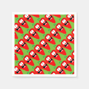 Serviette En Papier Mouche Red Hot Chili