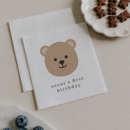 Serviette En Papier Mouchoir en papier à visage d'ours en peluche