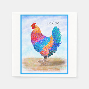 Serviette En Papier Mouchoir en papier Coq