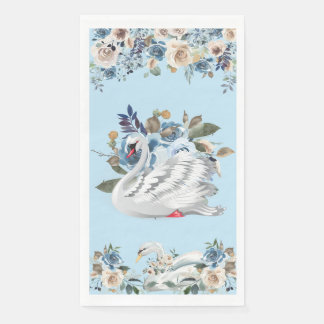 Serviette En Papier Mouchoir en papier Cygne Bleu