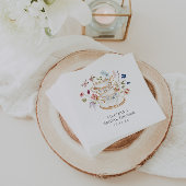 Serviette En Papier Mouchoir en papier du Tea Party