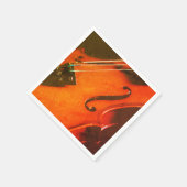 Serviette En Papier Mouchoir en papier musique d'instrument de violon  (Coin)