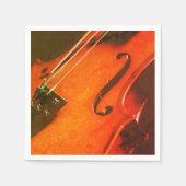 Serviette En Papier Mouchoir en papier musique instrumentale élégante (Devant)