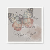 Serviette En Papier Mouchoir en papier Papillon Mariage Belle Fête de  (Devant)