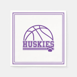 Serviette En Papier Mouchoir Huskies