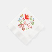 Serviette En Papier Mouchoirs d'amour de Valentine (Coin)