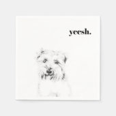 Serviette En Papier Mouchoirs Dash le Chien (Devant)