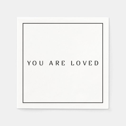 Serviette En Papier Mouchoirs en papier aimés, cocktail standard (Devant)