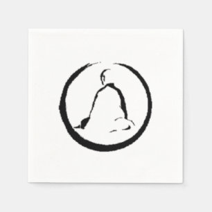 Serviette En Papier Mouchoirs en papier Bouddha zen méditant