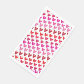 Serviette En Papier Mouchoirs en papier coeurs enjoués (Coin)