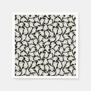 Serviette En Papier Mouchoirs en papier fantôme mignon pour Halloween.