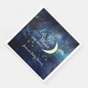 Serviette En Papier Mouchoirs en papier Love You to the Moon & Back
