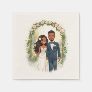 Serviette En Papier Mouchoirs en papier pour arche de mariage de marié