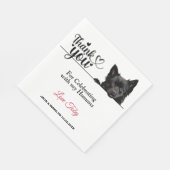 Serviette En Papier Mouchoirs en papier pour chien Schipperke (Coin)