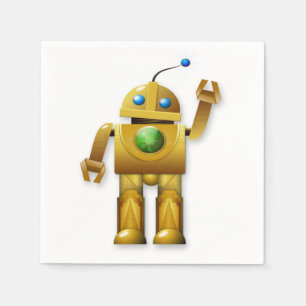 Serviette En Papier Mouchoirs en papier Robot Amical
