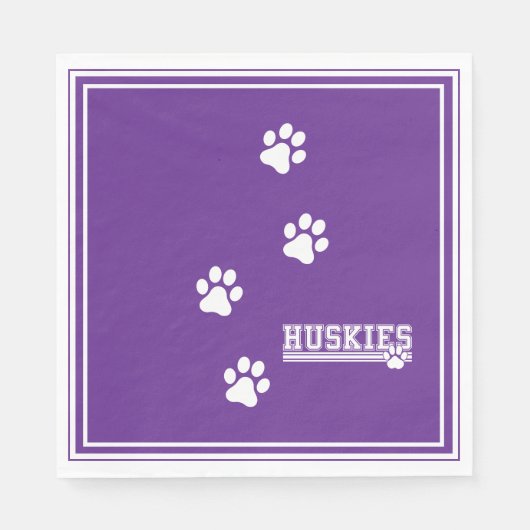 Serviette En Papier Mouchoirs Huskies (Devant)