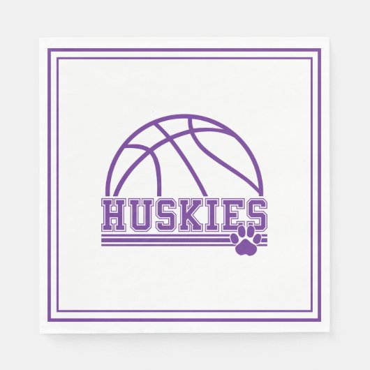 Serviette En Papier Mouchoirs Huskies (Devant)