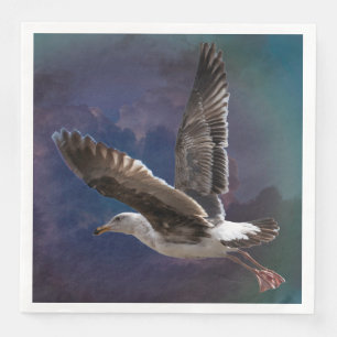 SERVIETTE EN PAPIER MOUETTE