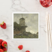 Serviette En Papier Moulin néerlandais, Jacob Maris (En situation)