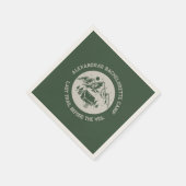 Serviette En Papier Mountain Camping Week-end Bachelorette (Coin)