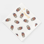Serviette en papier "mousse au chocolat" (Coin)