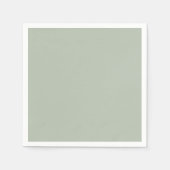 Serviette En Papier Mousse mer (Devant)