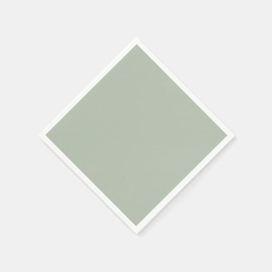 Serviette En Papier Mousse mer (Coin)