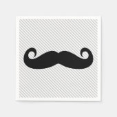 Serviette En Papier Moustache (Devant)